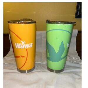 Wawa Orange & Green 20 oz. Travel Cup Tumblers  Vacuum Insulated Reusable
